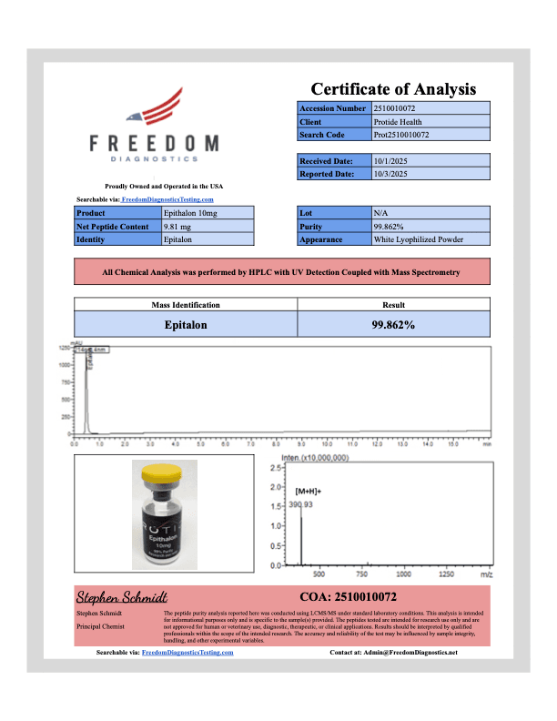 Epithalon 10mg - Image 2